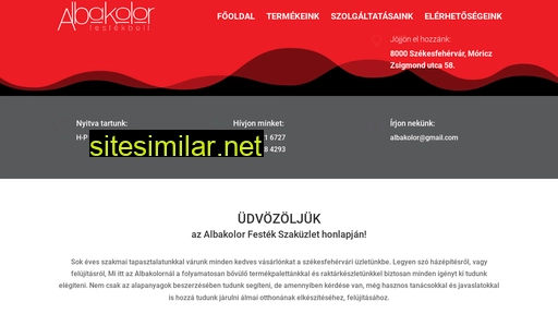 albakolor.hu alternative sites