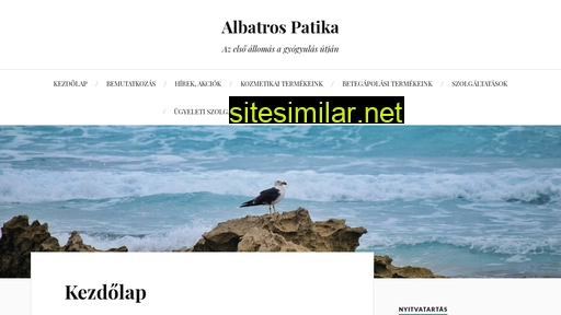 albatrospatika.hu alternative sites
