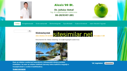 alexisdental.hu alternative sites