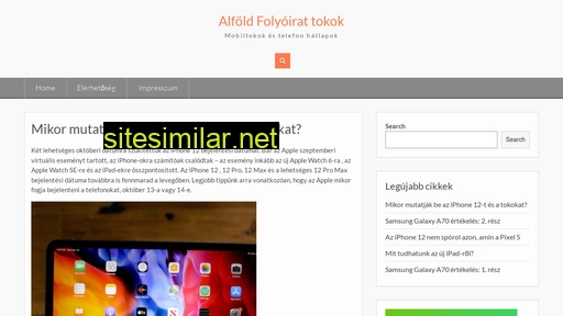 alfoldfolyoirat.hu alternative sites