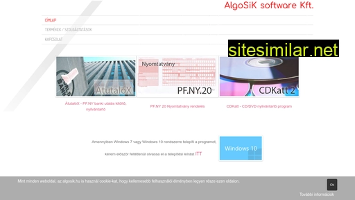 algosik.hu alternative sites