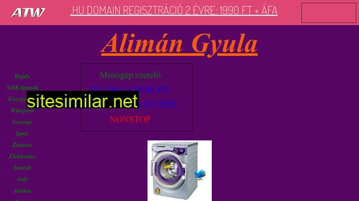 alimangyula.atw.hu alternative sites