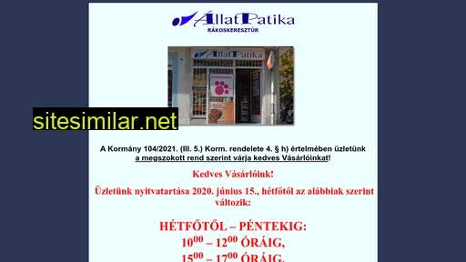 allatpatika17.hu alternative sites