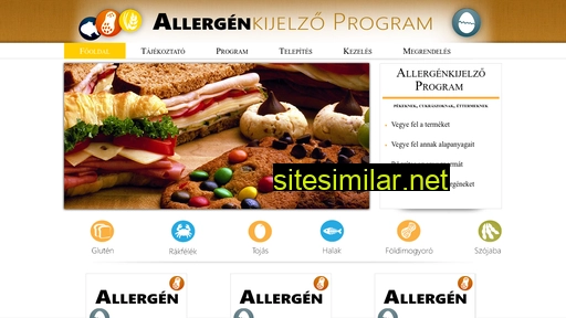 Allergenkijelzes similar sites