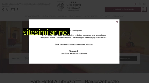 ambroziahotel.hu alternative sites