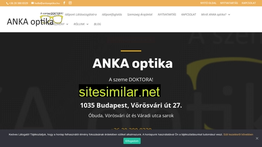 ankaoptika.hu alternative sites
