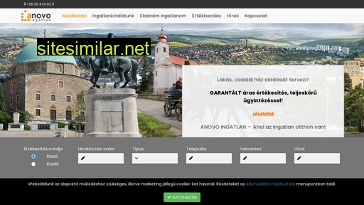 anovoingatlan.hu alternative sites