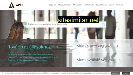 apexmunkaero.hu alternative sites