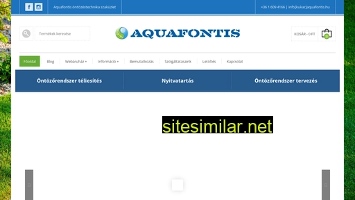aquafontis.hu alternative sites