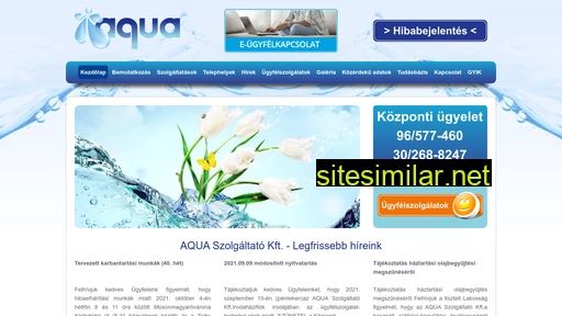 aquakft.hu alternative sites