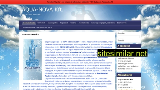 aquanova.hu alternative sites