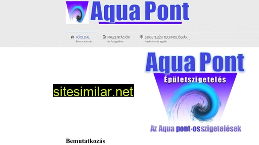 aquapont.hu alternative sites