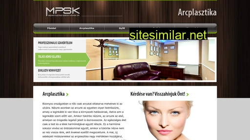 arcplasztika.hu alternative sites