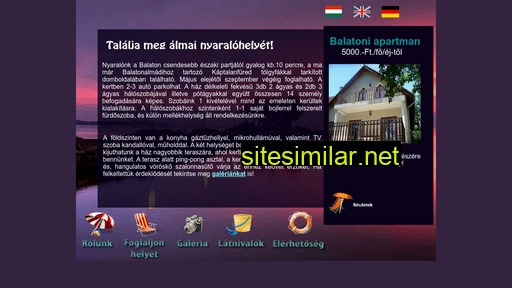 arnyasbalaton.hu alternative sites