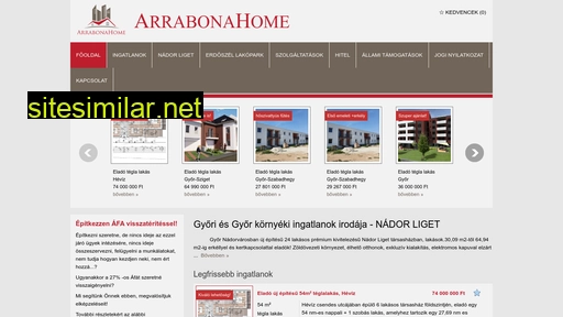 arrabonahome.hu alternative sites