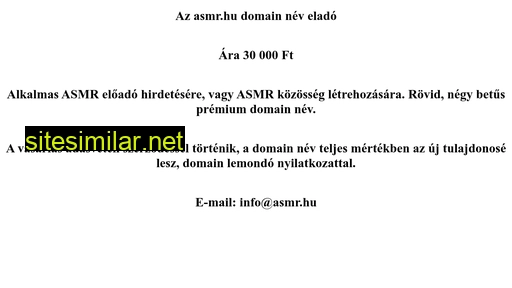 asmr.hu alternative sites
