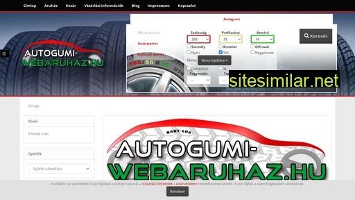 autogumi-webaruhaz.hu alternative sites