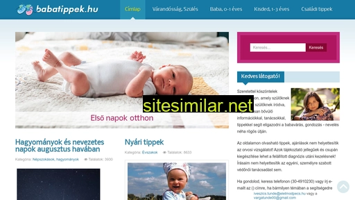 babatippek.hu alternative sites