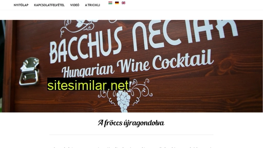 bacchusnectar.hu alternative sites