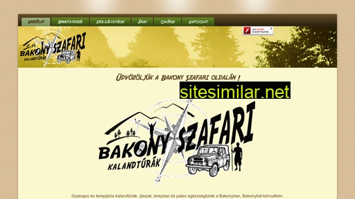 bakonyszafari.hu alternative sites