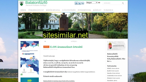 balatonfuzfo.hu alternative sites