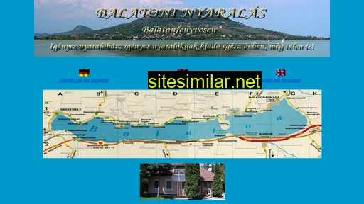 Balatoni-nyaralas similar sites