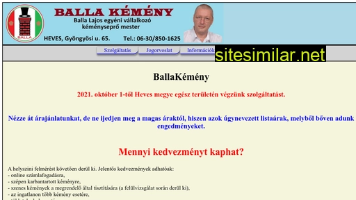 ballakemeny.hu alternative sites