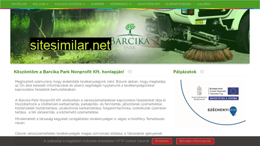barcikapark.hu alternative sites