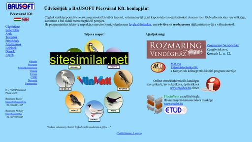 bausoft.hu alternative sites
