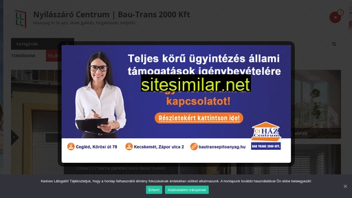 bautransnyilaszaro.hu alternative sites