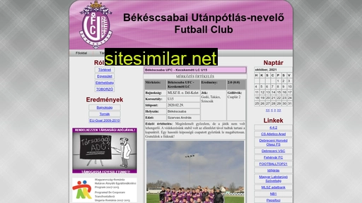 bekescsabaufc.hu alternative sites