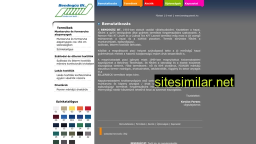 bendeguztextil.hu alternative sites