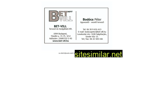 betvill.hu alternative sites