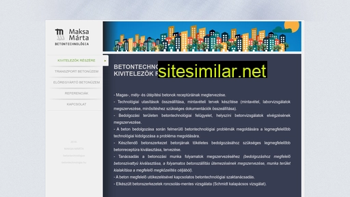 betontechnologia.hu alternative sites