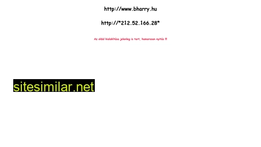 bharry.hu alternative sites