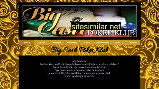 bigcashpoker.hu alternative sites