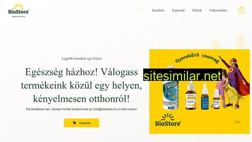 biostore.hu alternative sites