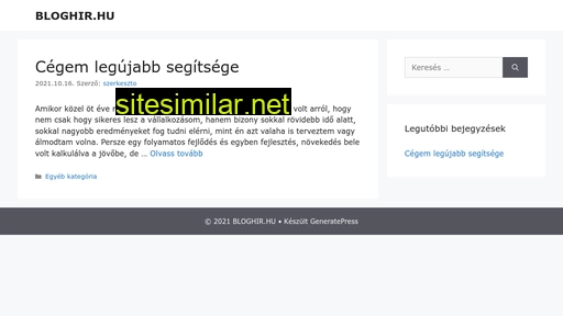 bloghir.hu alternative sites