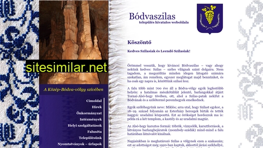 bodvaszilas.hu alternative sites