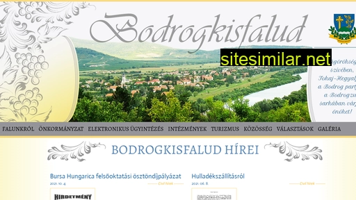 bodrogkisfalud.hu alternative sites