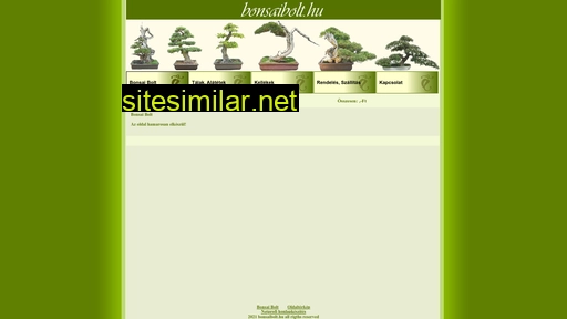 bonsaibolt.hu alternative sites