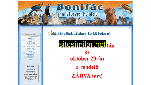 bonifac-rendelo.hu alternative sites