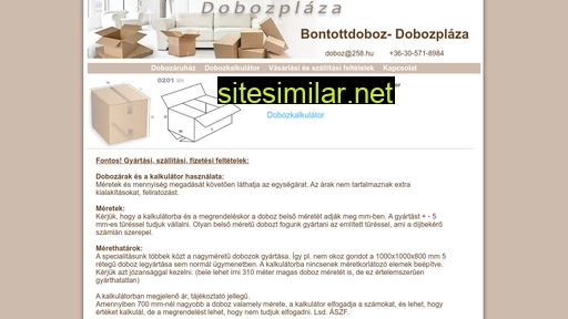 bontottdoboz.hu alternative sites