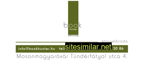 bookhunter.hu alternative sites