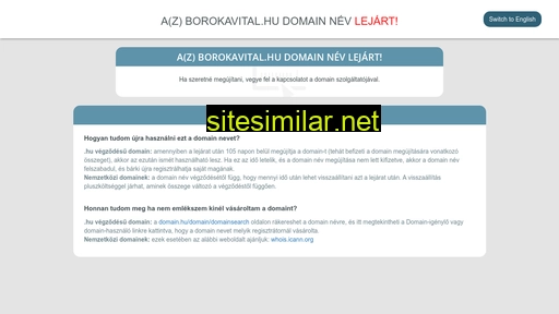 borokavital.hu alternative sites