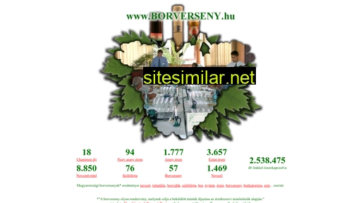borverseny.hu alternative sites