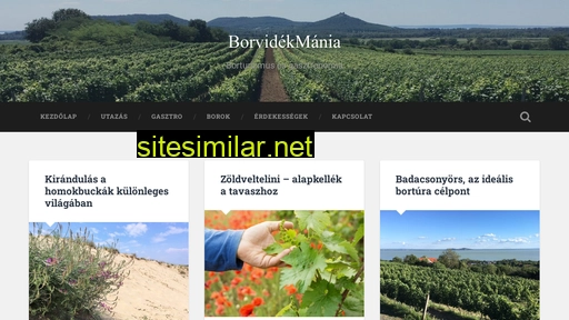 borvidekmania.hu alternative sites