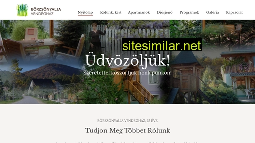borzsonyalja.hu alternative sites