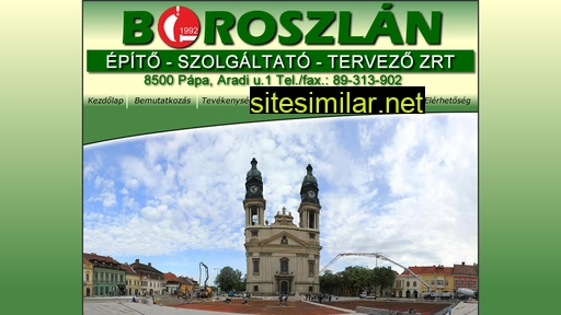 boroszlanzrt.hu alternative sites