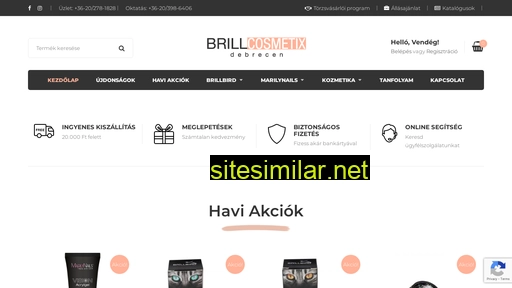 brillcosmetix.hu alternative sites